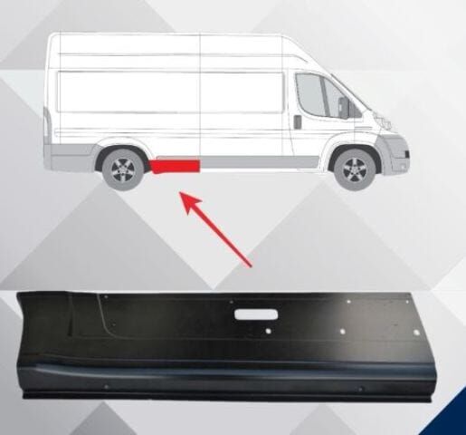 CITROEN JUMPER- 07/13; ARKA ÇAMURLUK AĞZI ALT SACI SAĞ (ARKA TEKER ÖNÜ)