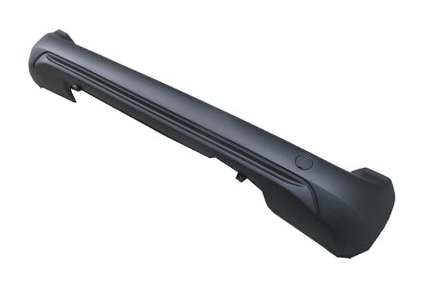 PEUGEOT RIFTER- 19/24; ARKA TAMPON SİYAH ÇITA DELİKSİZ