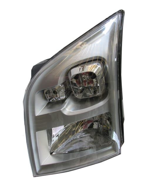 FORD TRANSIT- V347- 07/13; FAR LAMBASI SOL ELEKTRİKLİ/MANUEL GRİ 7 FİŞLİ (H4)(AYFAR) (E MARKLI)