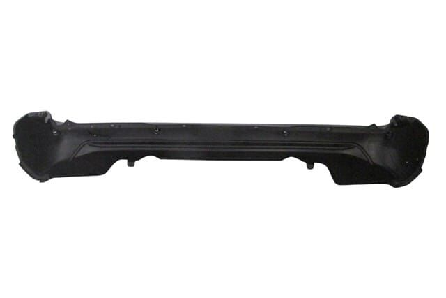 PEUGEOT RIFTER- 19/24; ARKA TAMPON SIYAH (4 SENSÖR DELIKLI/ÇEKI DEMIRI KAPAKLI)