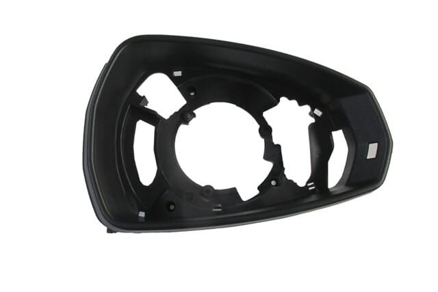 AUDI A3- SD/HB/SB- 12/16; AYNA KAPAĞI ÇERÇEVESİ SAĞ (SİYAH)