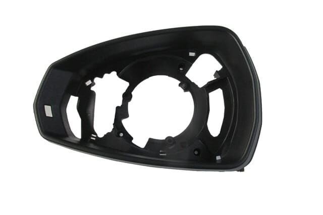 AUDI A3- SD/HB/SB- 12/16; AYNA KAPAĞI ÇERÇEVESİ SOL (SİYAH)