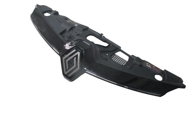 (YENİ ÜRÜN!!!)RENAULT CLIO- 5- HB- 23/25; ÖN PANJUR ÜST ÇITASI KOMPLE (ÜST PLASTIKLI/NIKELAJ ÇITALI)