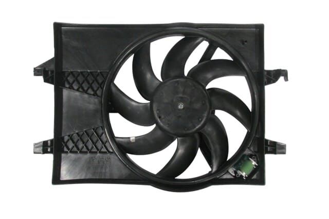 FORD FIESTA- 07/09; RADYATÖR FAN DAVLUMBAZI KOMPLE 1.4 TDCİ (8 KANAT) (MOTORLU) (ORİS)