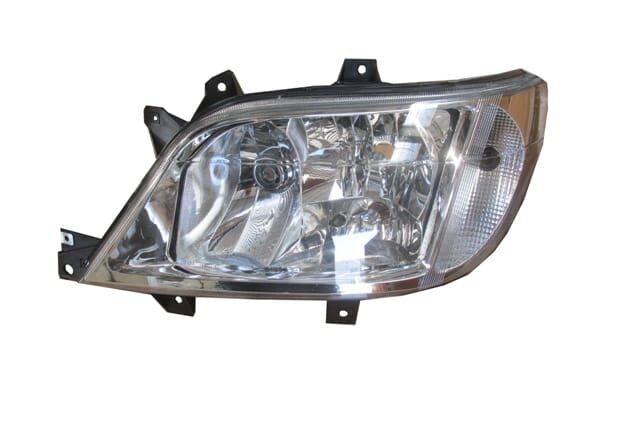 MERCEDES SPRINTER- 03/07; FAR LAMBASI SOL ELEKTRİKLİ/MOTORLU SİSLİ/ŞEFFAF CAM (AYFAR) (E MARKLI)