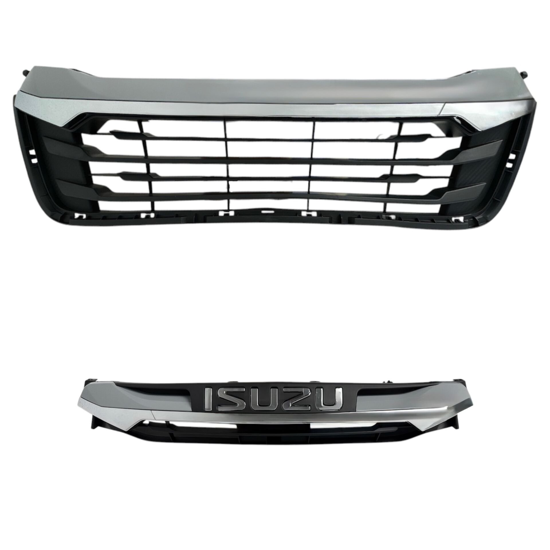 Isuzu Panjur D-max 22-24 Ön (Nikelaj/Siyah)