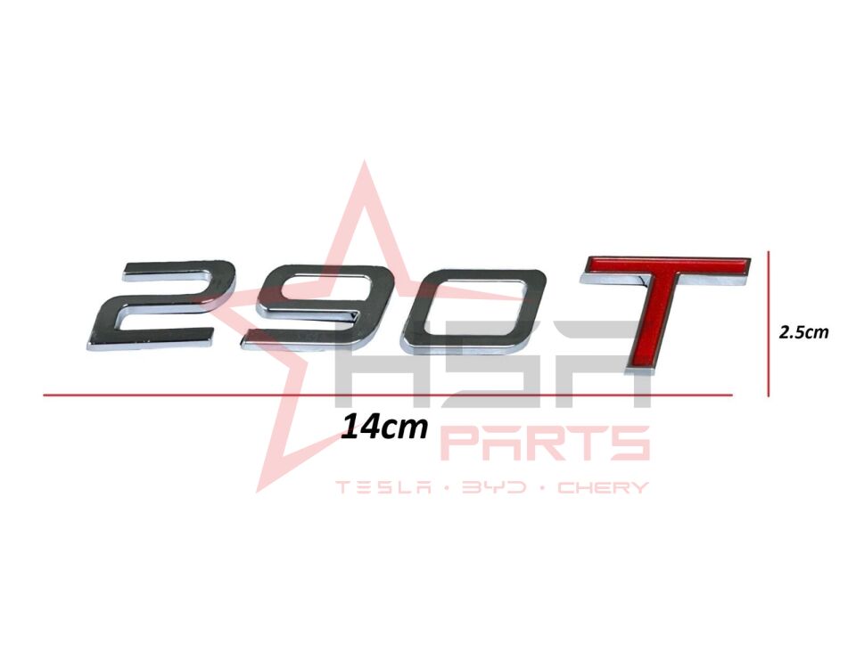 Chery Tiggo 7 Pro Arka Bagaj Yazısı Krom (290t Yazısı) 2022-2024 (609001155AA)