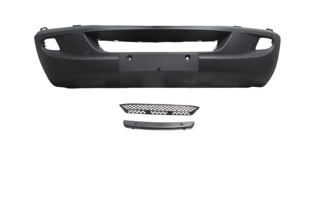 MERCEDES SPRINTER- 07/13; ÖN TAMPON SİYAH (SİS DLİKLİ/IZGARALI/BASAMAK PLASTİKLİ/ÇEKİ DEMİR KAPAKLI)