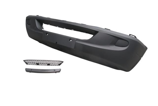 MERCEDES SPRINTER- 07/13; ÖN TAMPON SİYAH (ÇEK DEMİR KAPAKLI/SİS DLİKSİZ/IZGARALI/BASAMAK PLASTİKLİ)