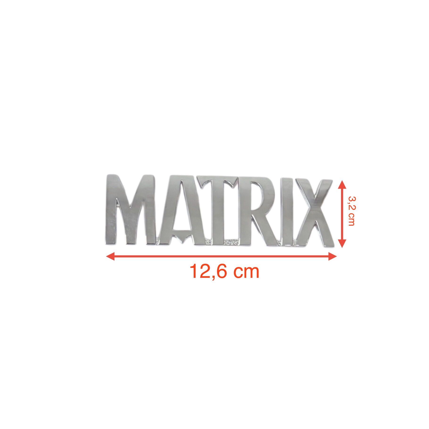 Hyundaı Bagaj Krom Matrix 01-06 Arka(Matrix Yazısı)