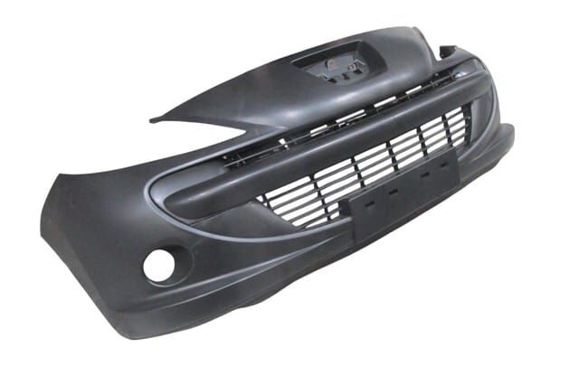 PEUGEOT 206 PLUS- HB- 10/13; ÖN TAMPON PANJURLU KOMPLE/KARLIKLI/PLAKALIKLI/BRAKETLİ/SİS DELİKLİ (TW)