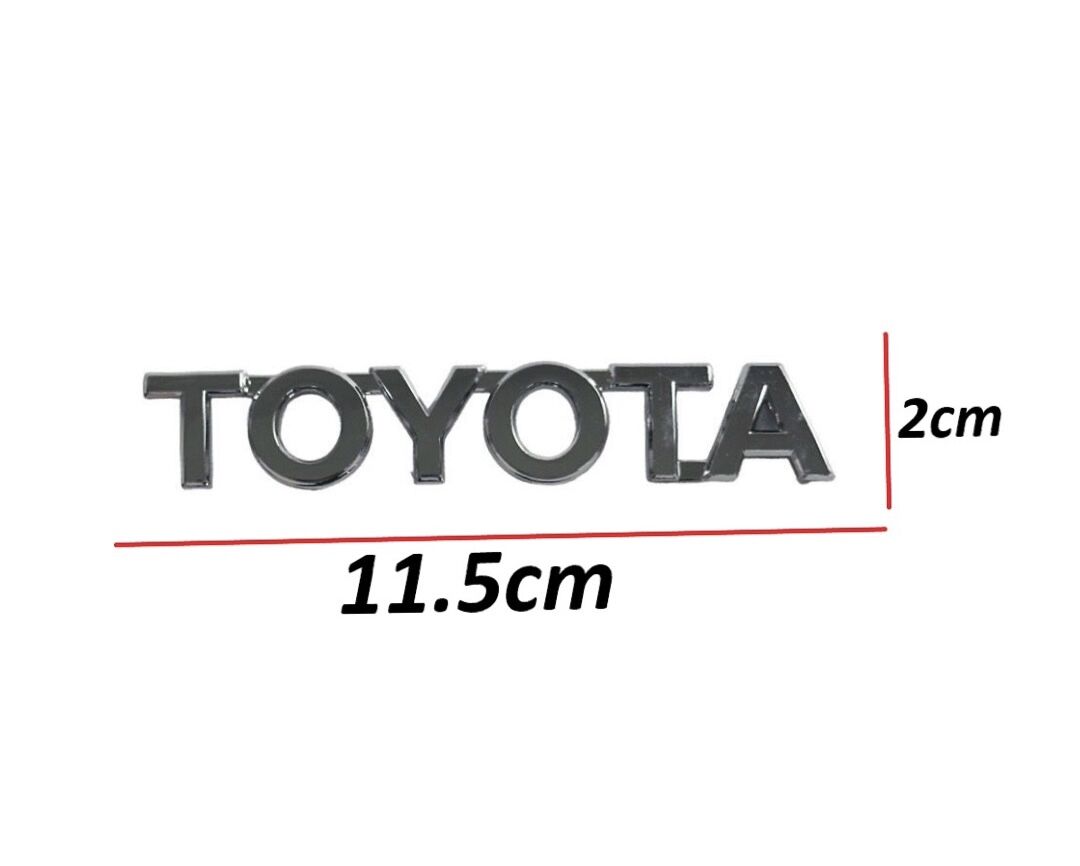 Toyota Bagaj Krom Yaris 06-10 Arka(Toyota Yazısı)