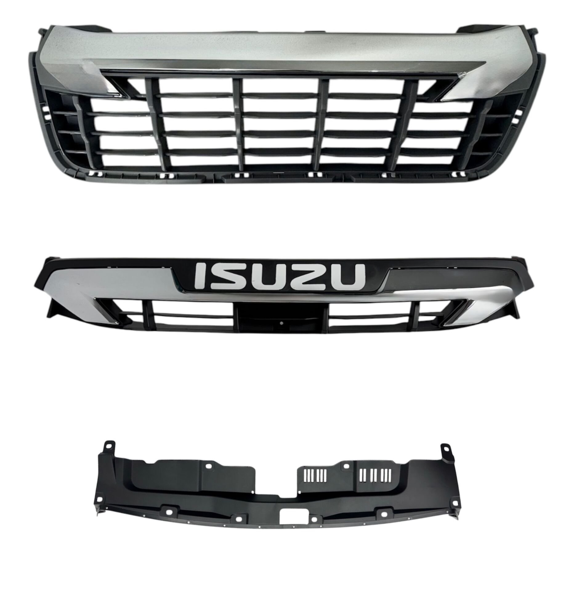 Isuzu Panjur D-max 20-22 Ön (Krom/Siyah)