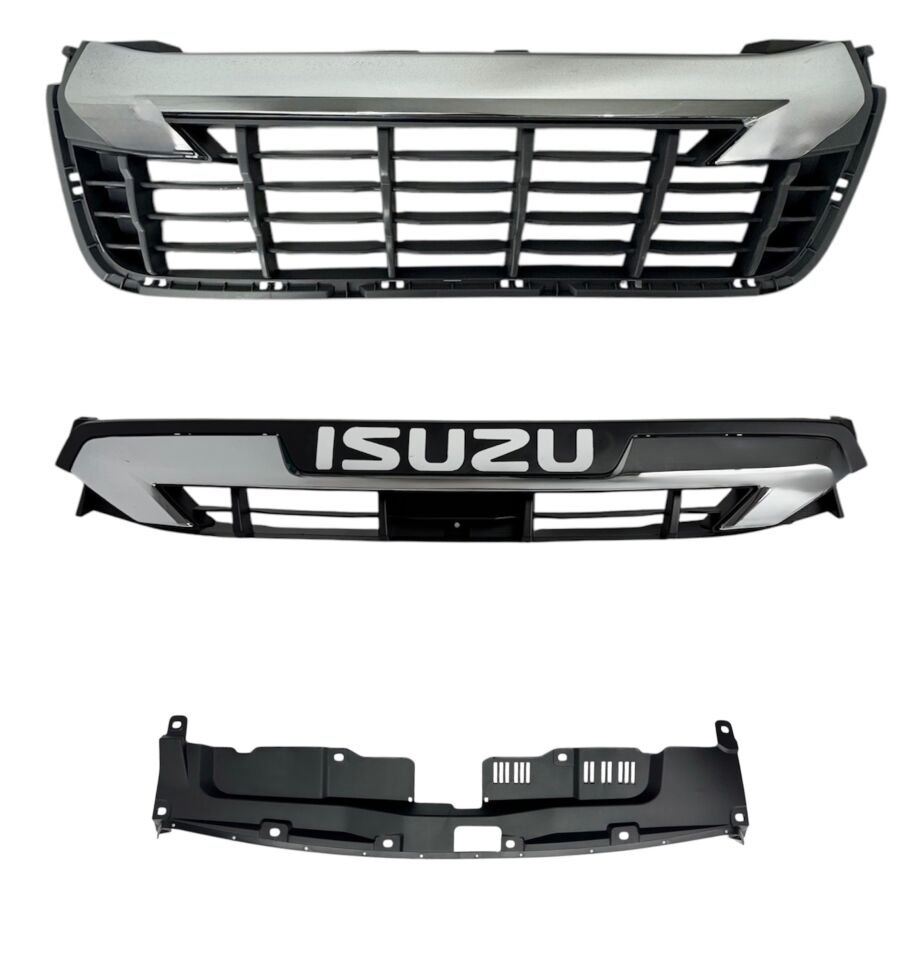 Isuzu Panjur D-max 20-22 Ön (Krom/Siyah)