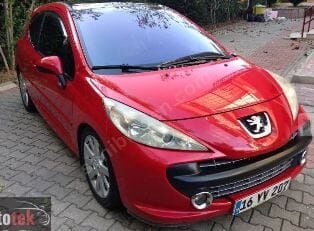 PEUGEOT 207- 06/09; ÖN TAMPON PANJURU ALT SİYAH (IZGARA) (3 KAPI SPORT) (TW)