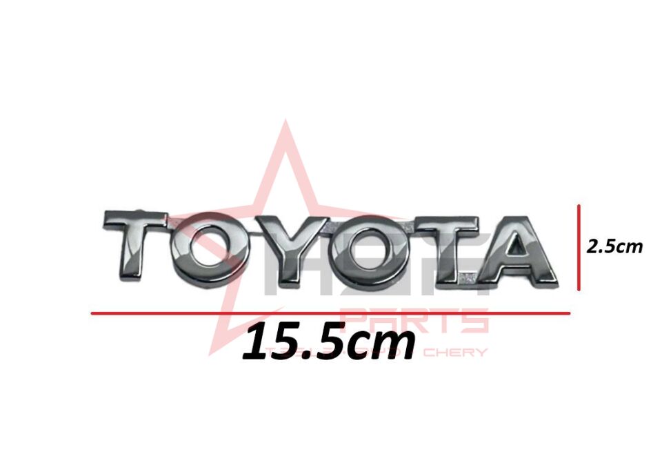2015-2024 Toyota Hilux Revo Arka Bagaj Yazısı Krom (Toyota Yazısı) 75469-0K040
