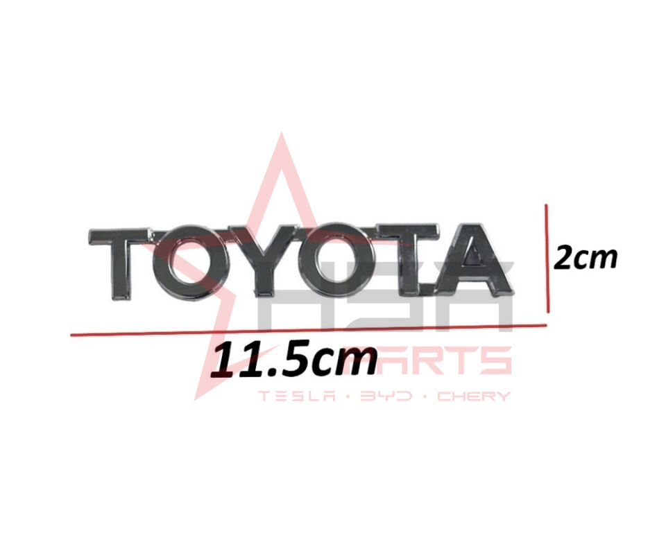 2006-2010 Toyota Yaris Arka Bagaj Yazısı Krom (Toyota Yazısı) 75446-52050