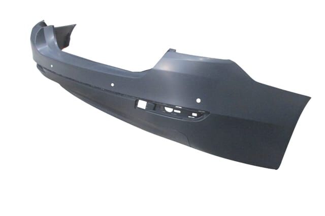 (YENİ ÜRÜN!!!)BMW 5 SERI- F10- 13/16; ARKA TAMPON GRİ (SENSÖR/ÇITA DELİKLİ)(LUXURY) (TW)