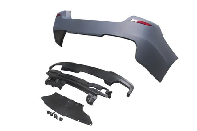 BMW 5 SERI- F10- 10/16; ARKA TAMPON ASTARLI (SEN.YUVALI/REFLEKTÖRLÜ/KARLIKLI/ŞOK EMİCİ) M550İ/LCI