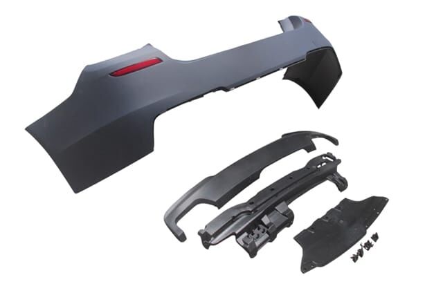 BMW 5 SERI- F10- 10/16; ARKA TAMPON ASTARLI (SEN.YUVALI/REFLEKTÖRLÜ/KARLIKLI/ŞOK EMİCİ) M550İ/LCI