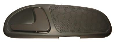 VOLKSWAGEN GOLF- 4- 98/04; ÖN KAPI İÇ AÇMA KOL ÇERÇEVESİ SOL (HOPARLÖR KAPAKLI) ELCEĞİ İLE GRİ