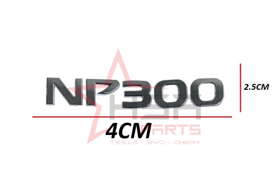 2015-2019 Nissan Navara Arka Bagaj Yazısı Krom (Np300 Yazısı) 93495-4JA0A
