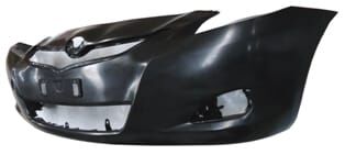 TOYOTA YARIS- 11/12; ÖN TAMPON SİYAH (SİS/PANJUR DELİKLİ (SEDAN)