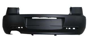 MAZDA 3- HB- 07/09; ARKA TAMPON SİYAH (PLAKA/REFLEKTÖR DELİKLİ)