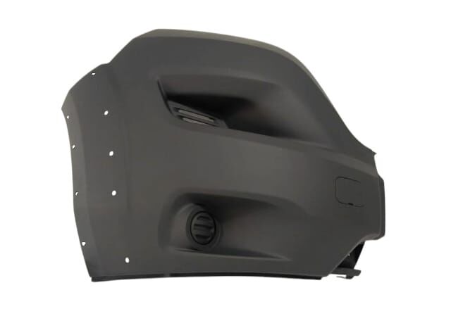 PEUGEOT BOXER- 14/24; ÖN TAMPON UCU SAĞ GRİ (SİS DELİKSİZ/ÇEKİ KAPAKLI)(DODİK DELİKLİ)