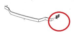 VOLKSWAGEN CRAFTER- 12/17; PANJUR ALT ÇITASI BRAKETİ (KLİPSİ) SAĞ/SOL SET 2 PARÇA