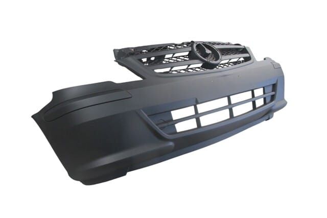 MERCEDES VITO- W639- 11/14; ÖN TAMPON (SİS DELİKSİZ (KENDİNDEN PANJURLU)(BANTLI)