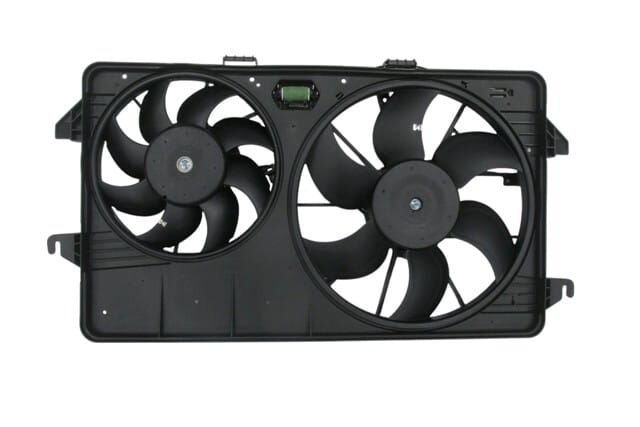 FORD TRANSIT CONNECT- 02/09; RADYATÖR VE KLİMA FAN DAVLUMBAZI KOMPLE ÇİFTLİ 1.8 TDCİ (MOTORLU) ORİS