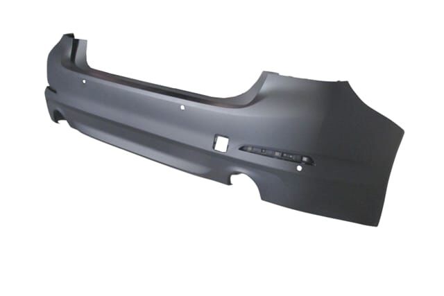 BMW 5 SERI- G30- 17/20; ARKA TAMPON GRİ (4 SENSÖR DELİKLİ) (TYG)