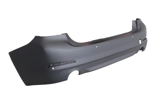 BMW 5 SERI- G30- 17/20; ARKA TAMPON GRİ (4 SENSÖR DELİKLİ) (TYG)