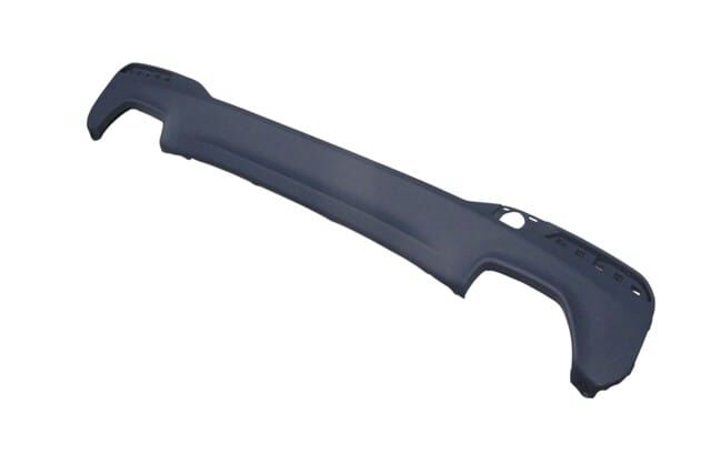 BMW 5 SERI- G30- 17/20; KARLIK (ARKA TAMPON ALTI) SIYAH (REFLEKTÖR D.Lİ/ÇİFT EGZOS DELİKLİ) (M-TECH)