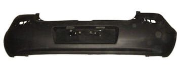 RENAULT CLIO- 3- HB- 06/09; ARKA TAMPON (BANT DELİKLİ SİYAH TW)