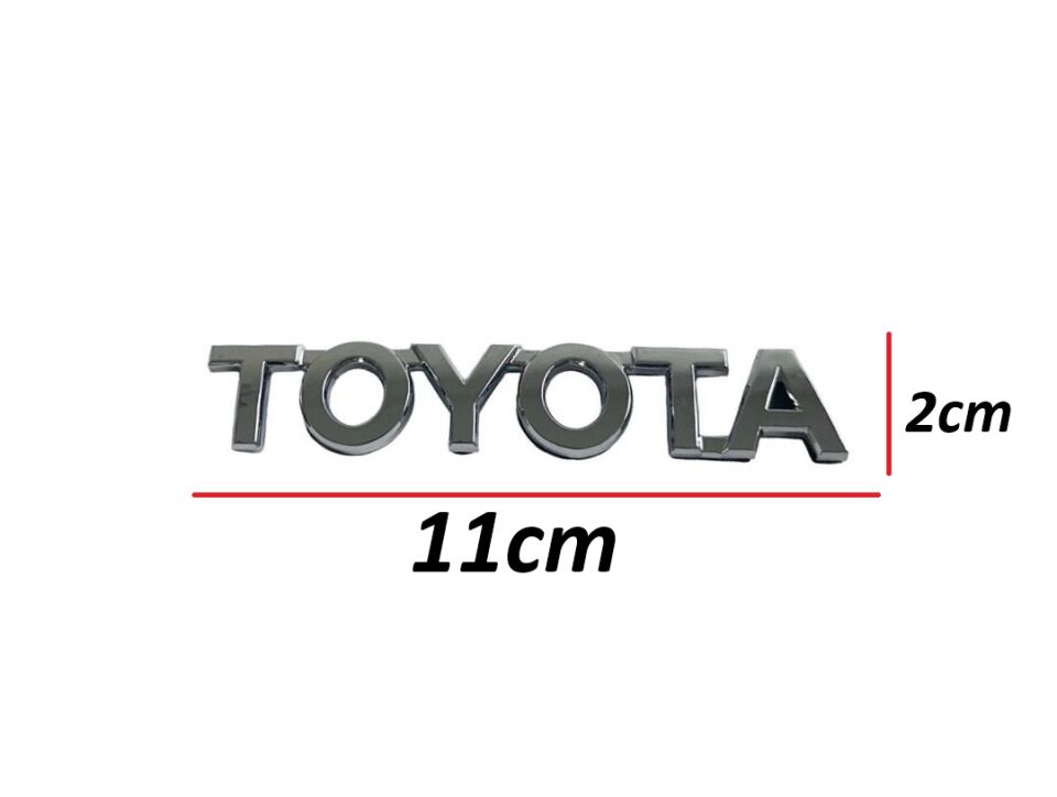 Toyota Bagaj Krom Corolla 07-18/Yaris 06-14 Arka(Toyota Yazısı)