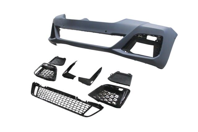 BMW 5 SERI- G30- 20/22; ÖN TAMPON ASTARLI(SİS DLKSİZ KAPAK/IZGARALI)(SENSÖR D.Lİ/ÇEKİ KAPAKLI)M-TECH