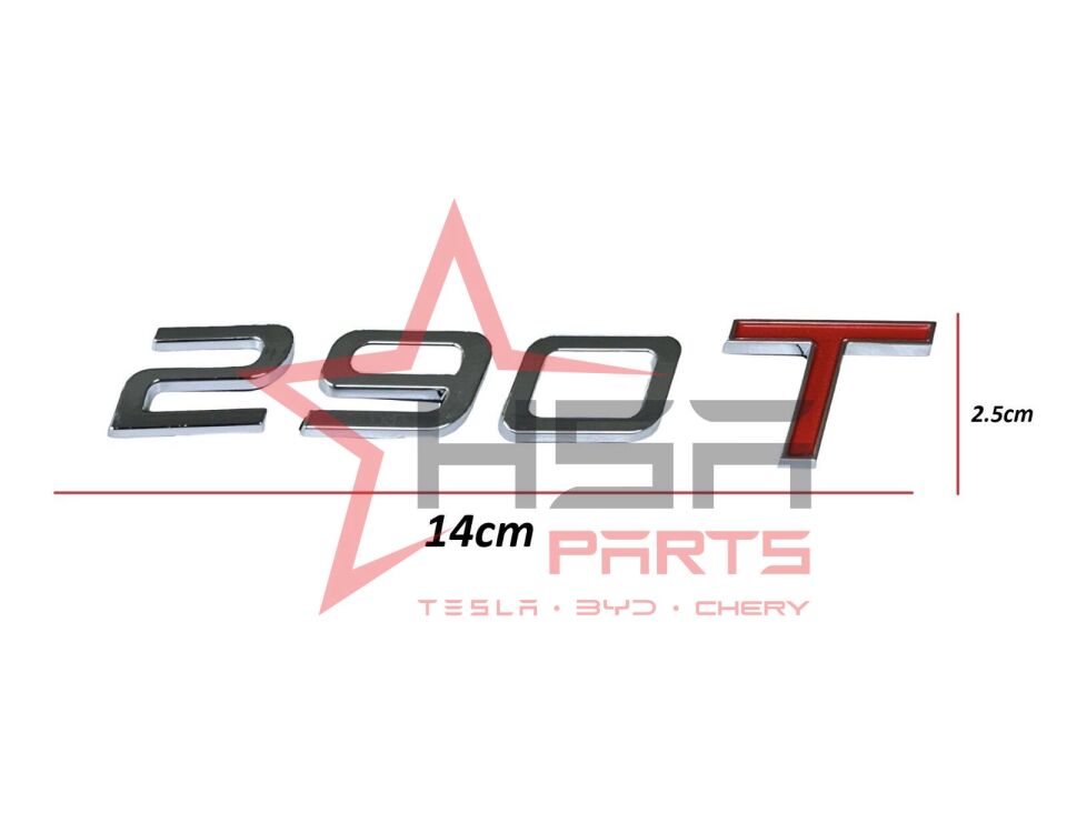 Chery Omoda 5 Arka Bagaj Yazısı Krom (290t Yazısı) 2022-2024 (609001155AA)