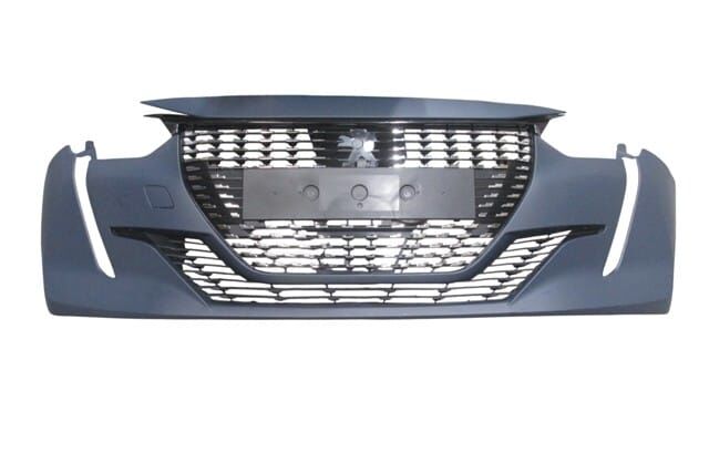 PEUGEOT 208- 20/23; ÖN TAMPON ASTARLI PANJURLU KOMPLE/ÇEKİ KAPAKLI/BRAKETLİ (TW)