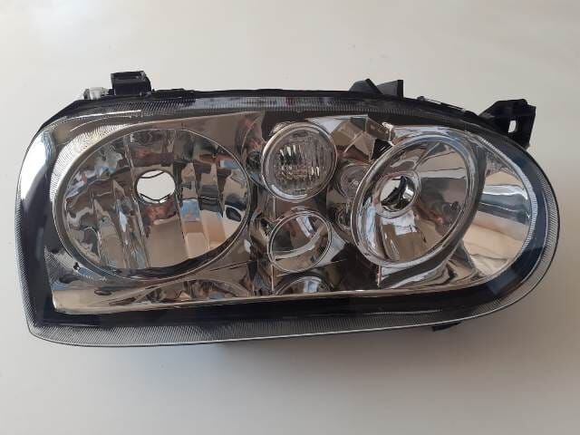 VOLKSWAGEN GOLF- 3- 92/98; FAR LAMBASI SAĞ MANUEL/ELEKTRİKLİ/SİSSİZ/ŞEFFAF CAM (H1/H1) (AYFAR)