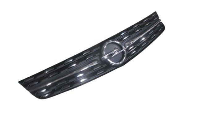 (YENİ ÜRÜN!!!)OPEL VIVARO- 20/24; ÖN PANJUR SİYAH NİKELAJ ÇITALI KOMPLE ARMALI (TW)