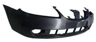 NISSAN ALMERA- N16- SD/HB- 04/06; ÖN TAMPON SİYAH (ASTARLI/SİS DELİKLİ/BANTSIZ TİP) (TYG)