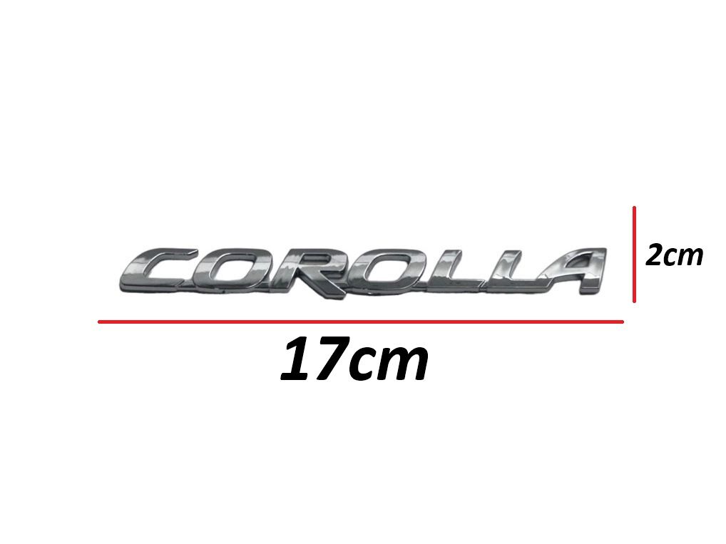 Toyota Bagaj Krom Corolla 02-25 Arka(Corolla Yazısı)
