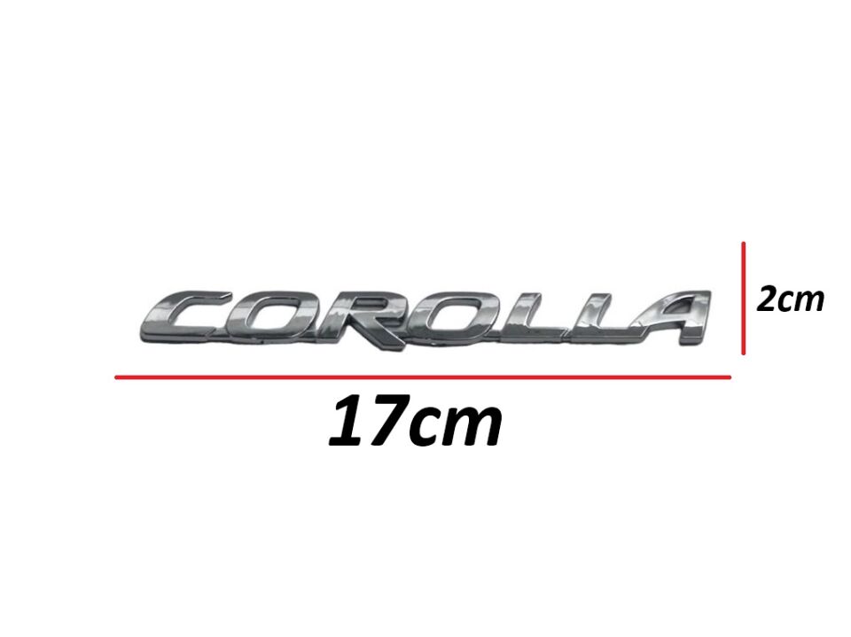 Toyota Bagaj Krom Corolla 02-25 Arka(Corolla Yazısı)