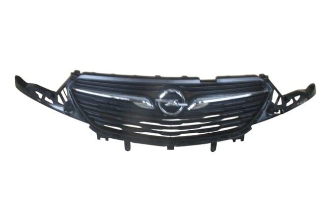 (YENİ ÜRÜN!!!)OPEL GRANDLAND X- 18/21; ÖN PANJUR SİYAH NİKELAJ ÇITALI KOMPLE ARMALI (TW)