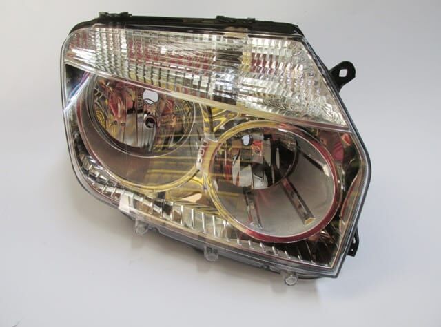 DACIA DUSTER- 10/13; FAR LAMBASI SAĞ MANUEL (İÇ AYNASI NİKELAJLI)(H1/H7) 5 FİŞLİ (AYFAR) (E MARKLI)