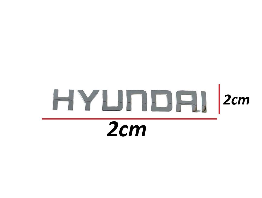 Hyundaı Yazı İ20 08-14/İ30 08-14/Elantra 08-14/İx35 08-14/Santafe 08-14/Tucson 08-14 Arka (Hyundai Yazısı)