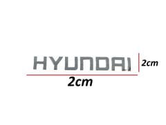 Hyundaı Yazı İ20 08-14/İ30 08-14/Elantra 08-14/İx35 08-14/Santafe 08-14/Tucson 08-14 Arka (Hyundai Yazısı)