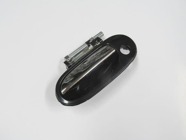 NISSAN ALMERA- N16- SD/HB- 00/06; ÖN KAPI DIŞ AÇMA KOLU SOL SİYAH(ELCEĞİ NİKELAJLI)(ŞİFRE DELİKLİ)TW